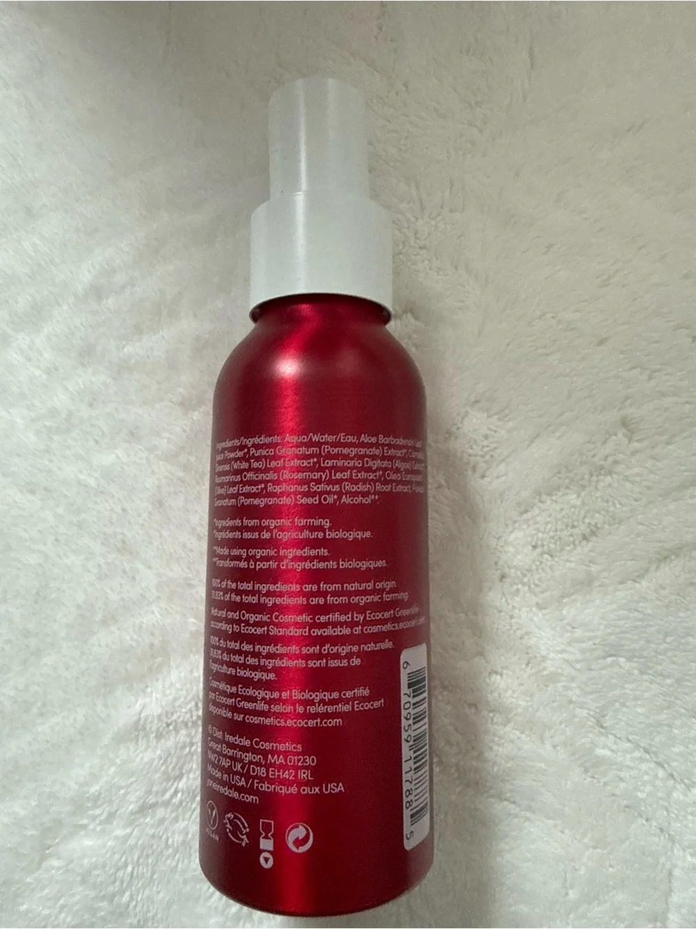 jane iredale Metallic Red Pommist Face Hydration Spray